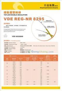 供應日進鐵氟龍雙絕緣線VDE REG-NR 8295 高性能絕緣導線的專業解析